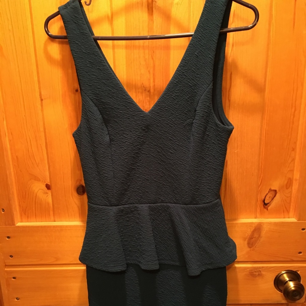 Charlotte Russe | Blue peplum mini dress